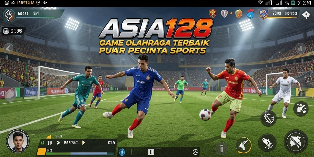 Screenshot gameplay <strong>ASIA128</strong> menampilkan suasana pertandingan olahraga yang seru.