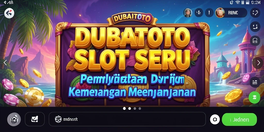 Screenshot DUBAITOTO menampilkan keseruan permainan Slot.