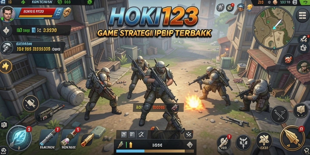 Tampilan gameplay HOKI123 yang menegangkan dan strategis.