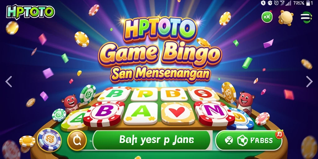 Screenshot HPTOTO menampilkan momen seru permainan Bingo.