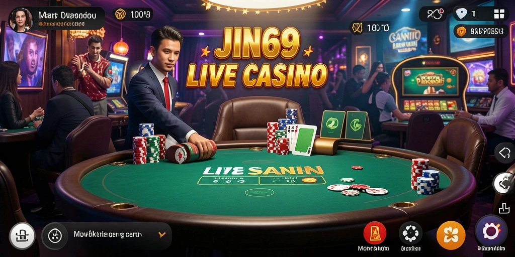Tampilan gameplay Live Casino yang menegangkan dan interaktif.