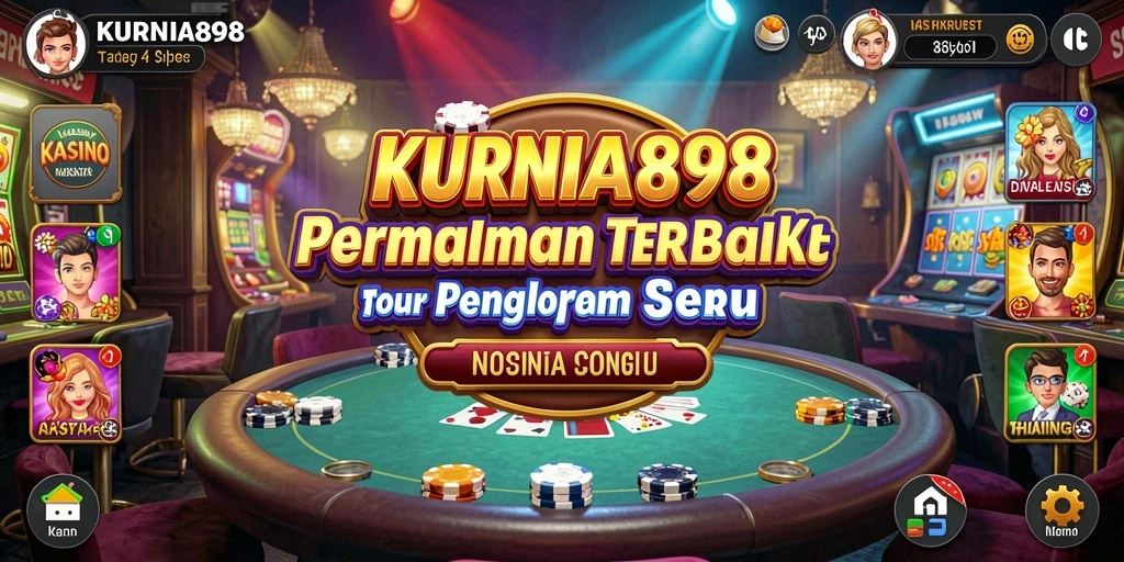 Tampilan gameplay KURNIA898 yang menarik dengan grafis kasino yang menakjubkan.