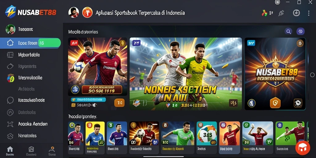 Tampilan gameplay Sportsbook NUSABET88 yang menarik dan interaktif.