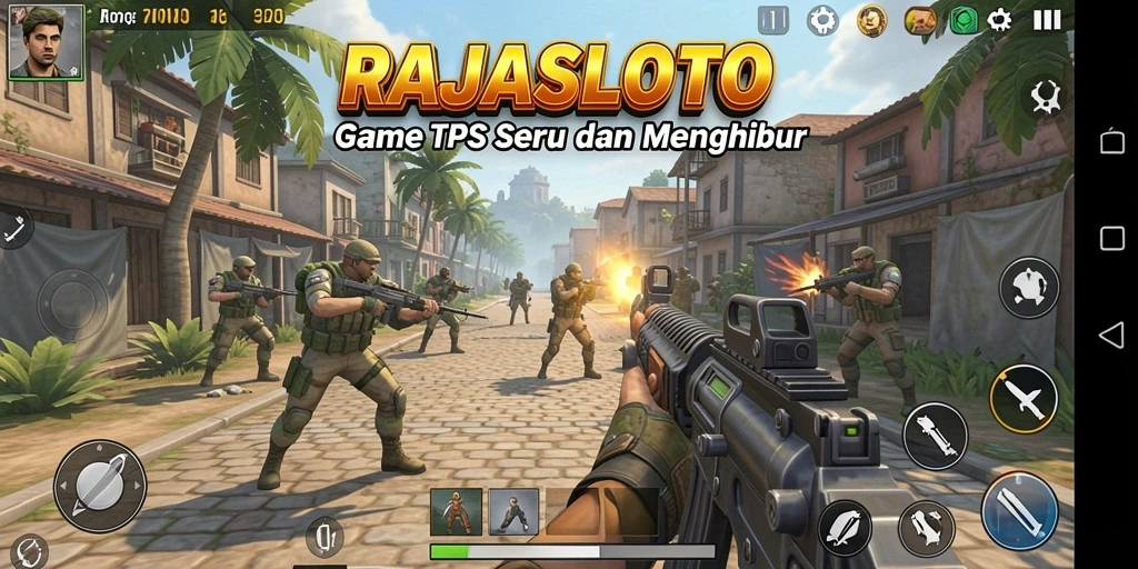 Tampilan gameplay menarik dari RAJASLOTO yang penuh aksi.