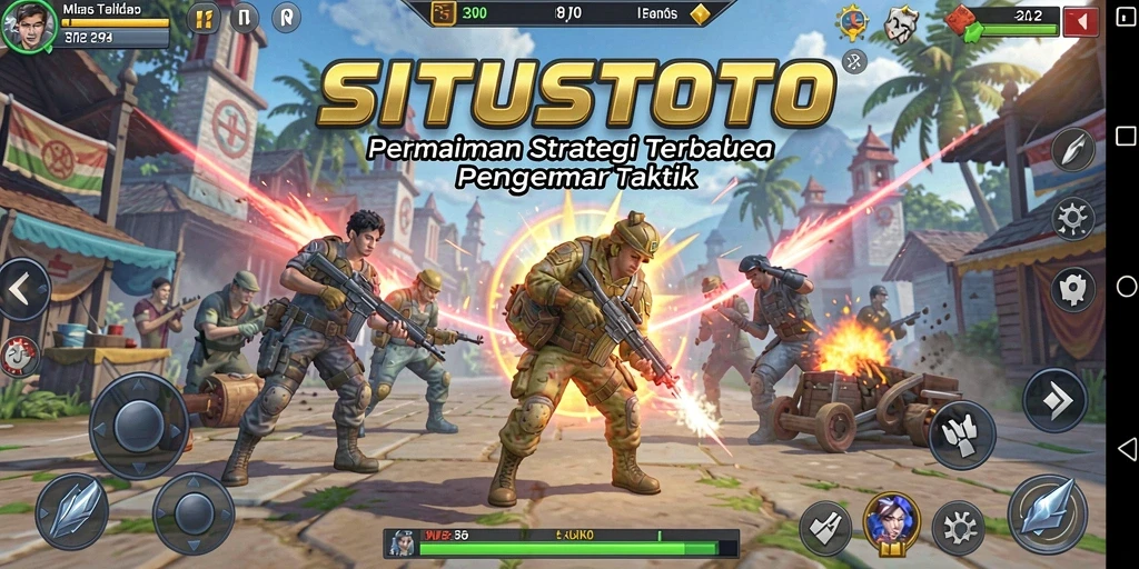 Tampilan strategis yang menarik dari gameplay SITUSTOTO.